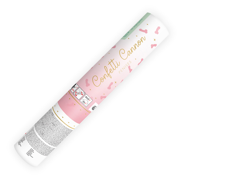 Tuba z penisami jasny różowy 20cm - zdjęcie produktu