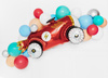 Balony Eco 30cm pastelowe, czerwony (1 op. / 10 szt.)