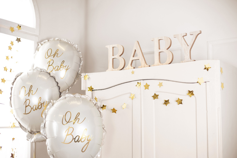 Balon foliowy Oh baby - inspiracje dekoracyjne