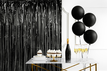 Kurtyna Party, czarny, 90x250cm