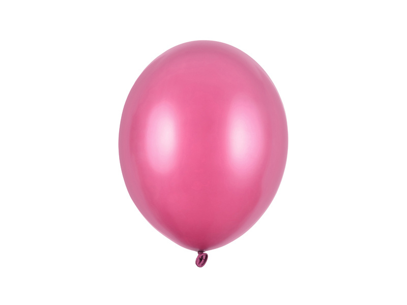 Balony Strong 27cm Metallic Hot Pink – opakowanie 100 sztuk