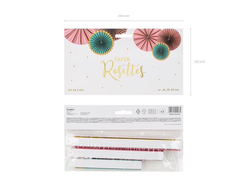 Rozety papierowe w aranżacji wnętrza