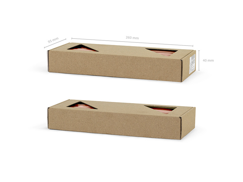 Świece stożkowe metalizowane – zestaw 10 sztuk