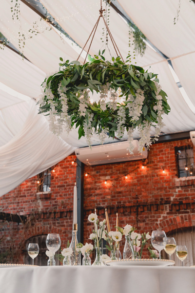 Girlanda Wisteria 1,7m – zbliżenie na detal kwiatów