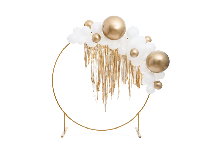 Balon okrągły Glossy 60cm złoty - zbliżenie