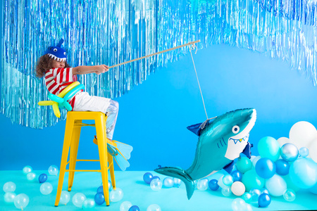 Balony Glossy 30cm, niebieski (1 op. / 50 szt.)