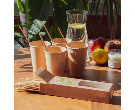 Kubeczki papierowe GoG Kraft, duże, 375 ml, 6 szt.