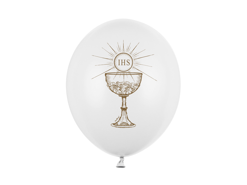 Balony 30cm IHS Pastel Pure White - opakowanie