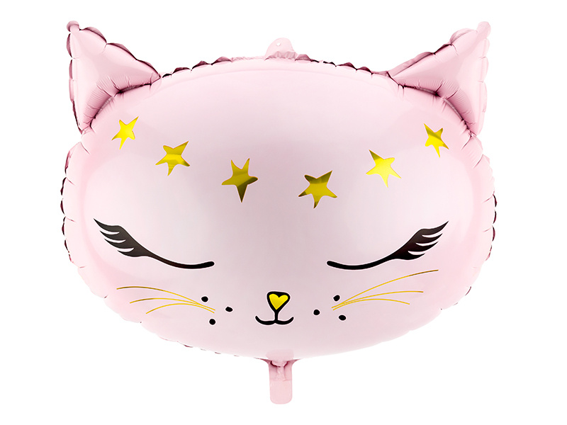Balon foliowy Kotek mix kolorów 48x36 cm