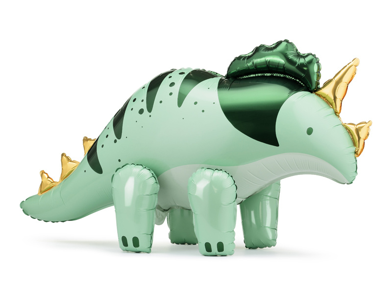 Balon foliowy Triceratops zielony – zdjęcie główne
