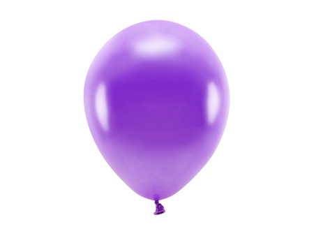 Balony Eco 26cm metalizowane, fiolet (1 op. / 10 szt.)