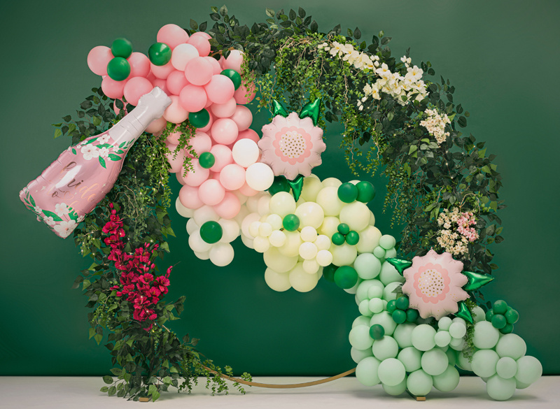 Balony Eco 26cm pastelowe rumiany różowy - aranżacja dekoracyjna