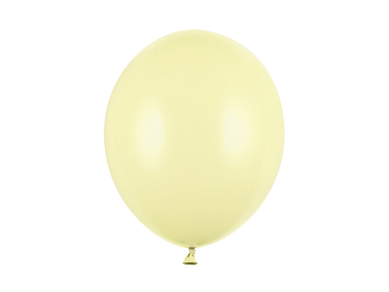 Balony Strong 30cm Pastel Light Yellow - opakowanie 100 sztuk