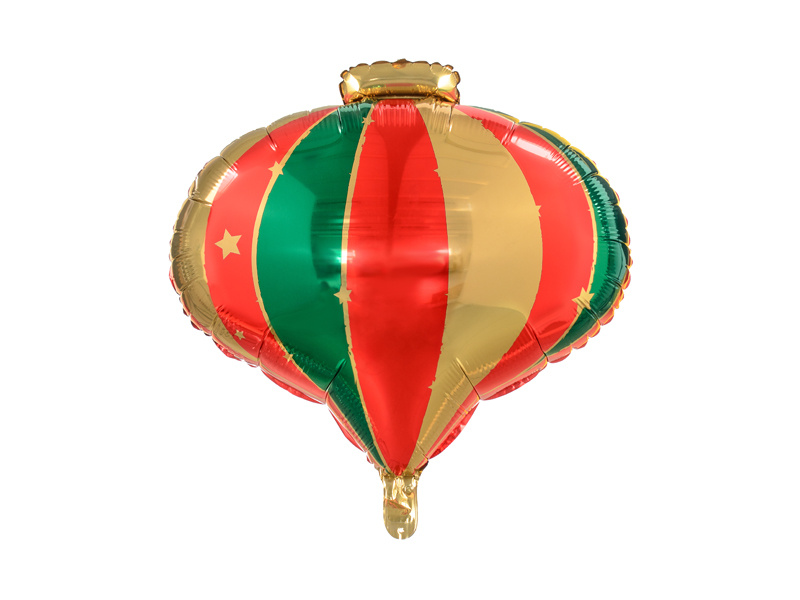 Balon foliowy Bombka, czerwony, 51x49 cm