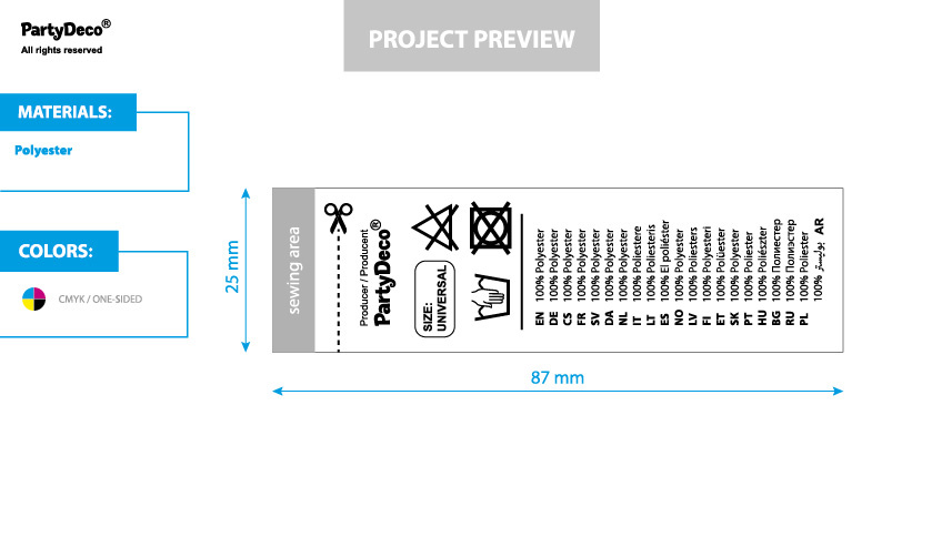 Czapka pirata dziecięca - zdjęcie 2