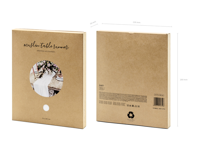 Bieżnik muślinowy – łatwy w przechowywaniu