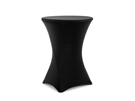 Pokrowiec na stół koktajlowy, 80x110 cm, czarny