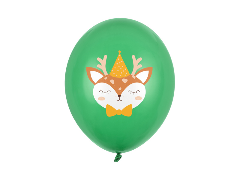 Balony 30 cm Jelonek Pastel Emerald Green – opakowanie 50 sztuk