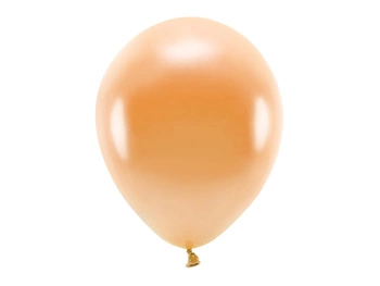 Balony Eco 30cm metalizowane, pomarańczowy (1 op. / 10 szt.)