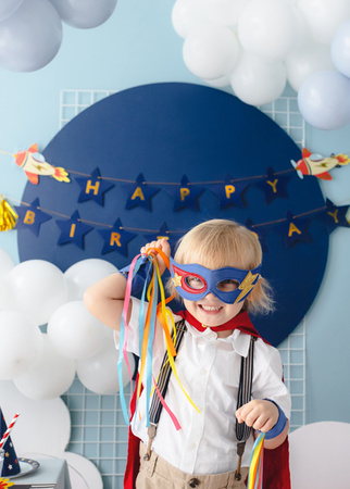 Baner Happy Birthday Samoloty, 2.5 m, mix
