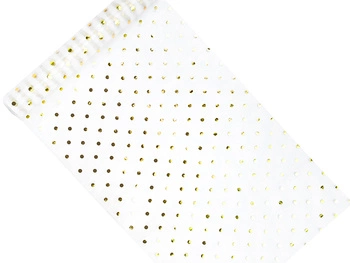 Organza z nadrukiem, biały, 0,36 x 9m