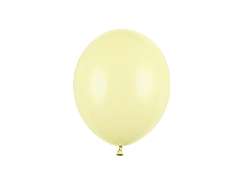 Balony Strong 23cm Pastel Light Yellow – opakowanie 100 sztuk