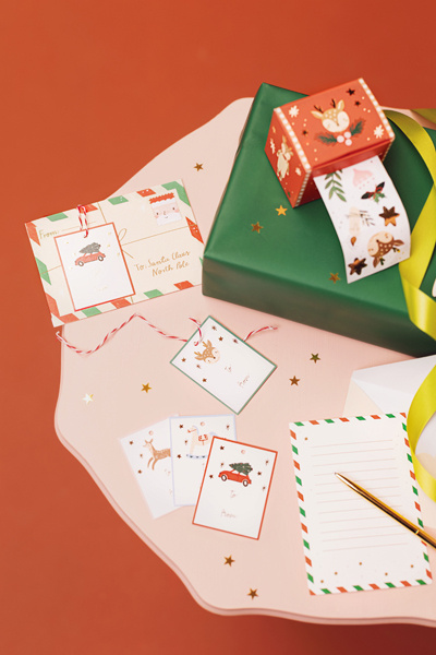 Naklejki Merry Christmas mix - dekoracje prezentów i wnętrz