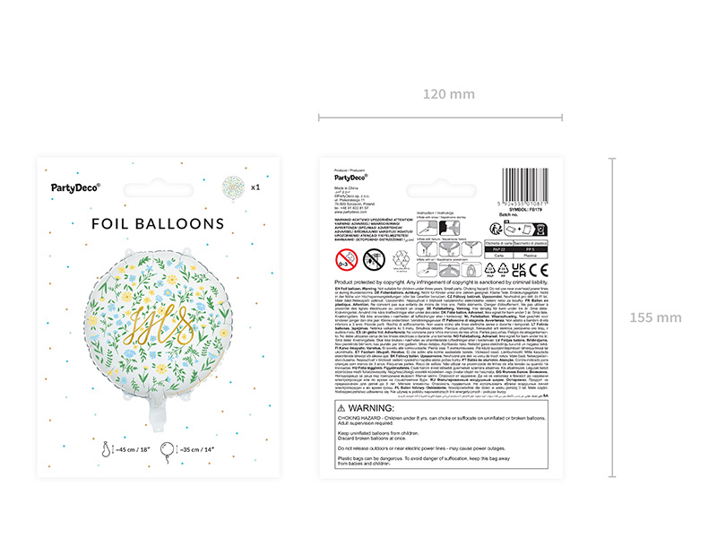 Balon foliowy IHS przed napompowaniem