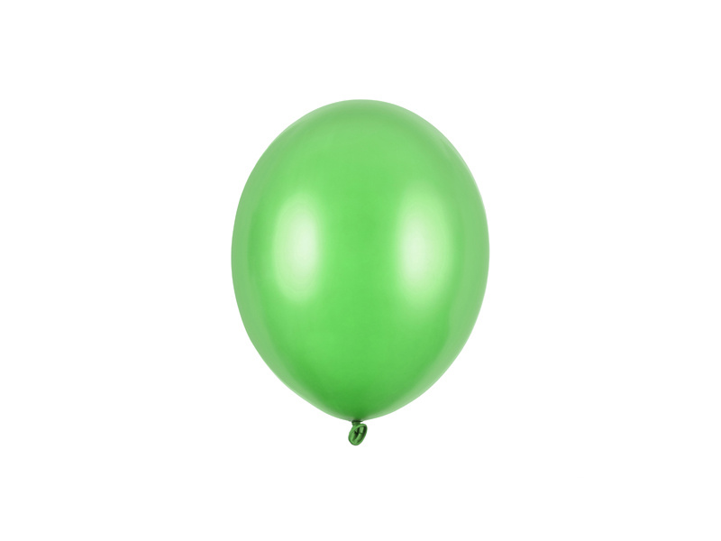 Balony Strong 12cm Metallic Bright Green - zdjęcie 1