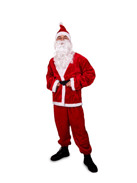 Strój Świętego Mikołaja Premium, rozmiar 170-190cm, mix