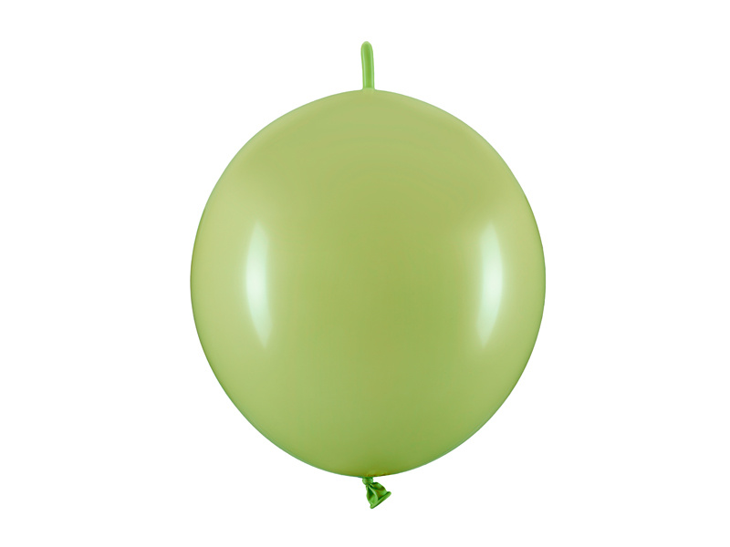 Balony z łącznikiem oliwkowe 33 cm - opakowanie 20 sztuk