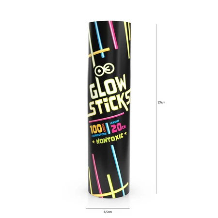 Bransoletki fluorescencyjne glow sticks 1 op./ 100 szt.