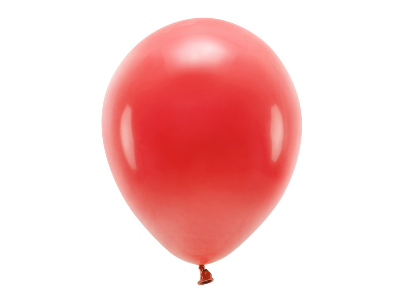 Balony Eco 30cm pastelowe czerwone - opakowanie