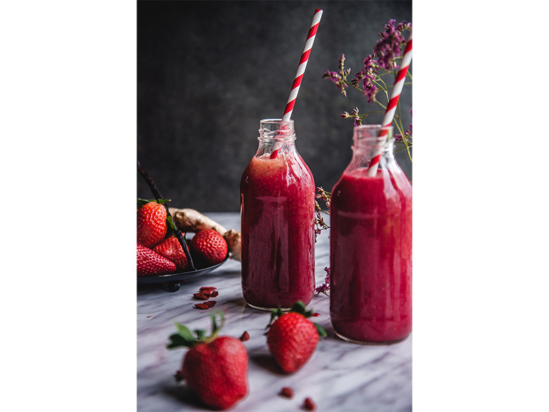 Opakowanie słomek papierowych czerwonych 19,5cm