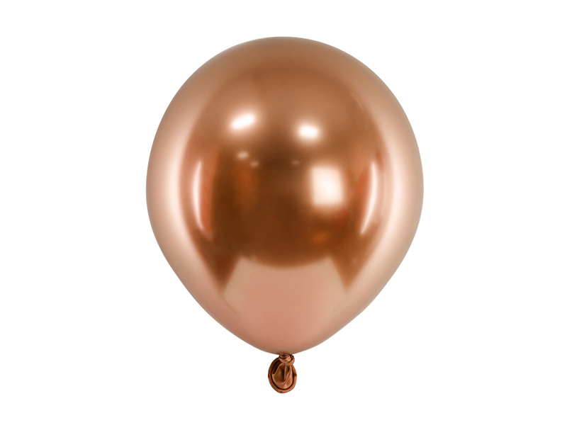 Balony Glossy 12 cm miedziany