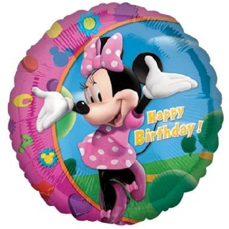 Balon foliowy Myszka Minnie 46cm/1szt.