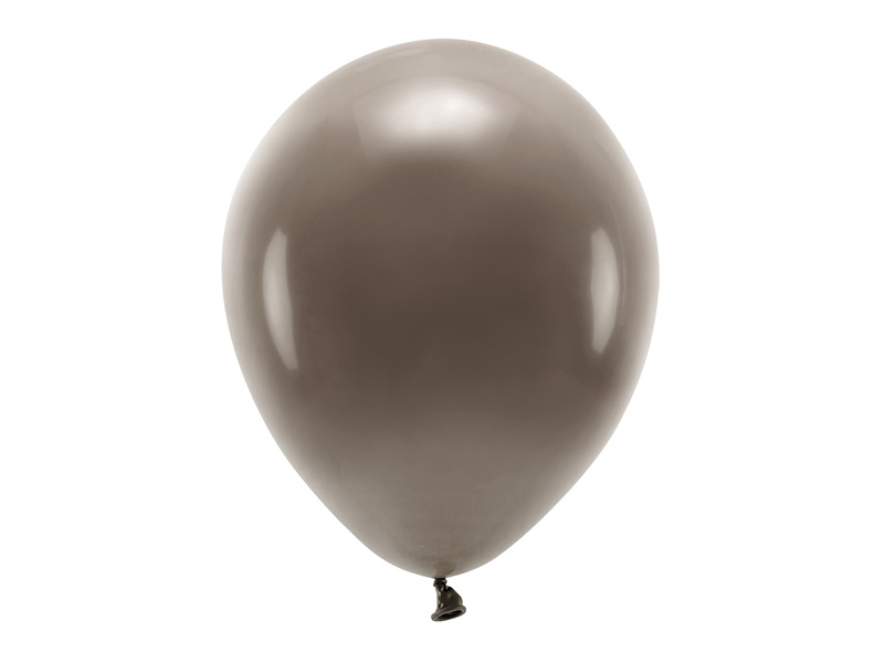 Balony Eco 30cm pastelowe brązowe – opakowanie 10 sztuk