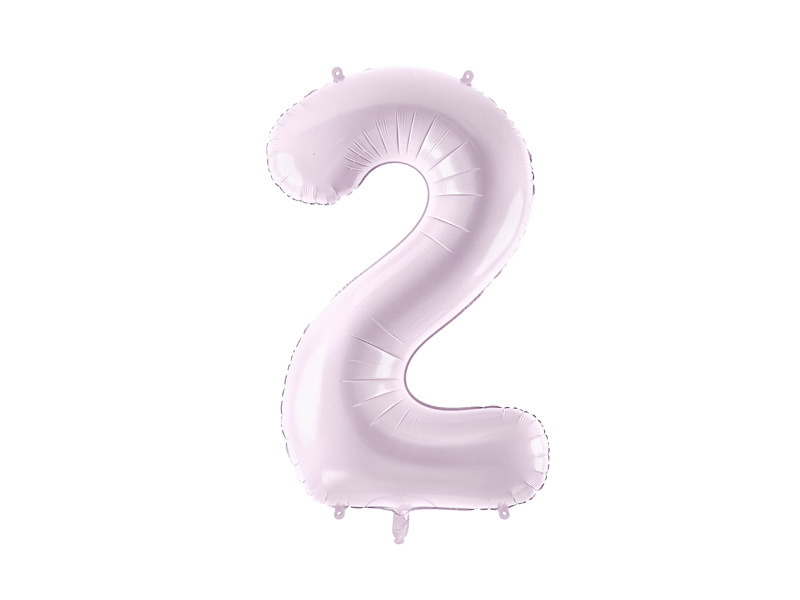 Balon foliowy cyfra 2 fioletowy 72cm