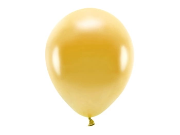 Balony Eco 30cm metalizowane, złoty (1 op. / 100 szt.)