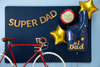Balon foliowy #1 Dad, 44 x 82 cm, mix