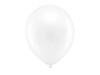 Balony Rainbow 30cm metalizowane, biały (1 op. / 10 szt.)