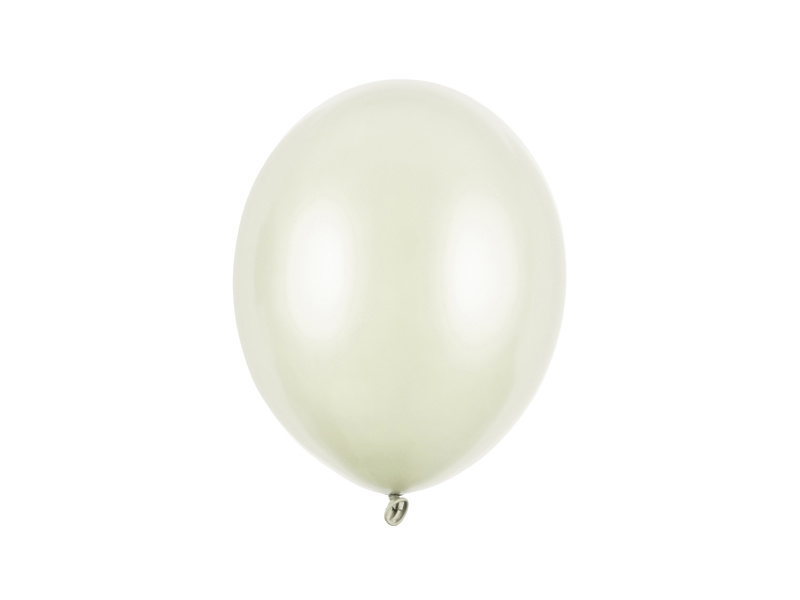 Balony Strong Metallic Light Cream 27 cm – opakowanie 10 sztuk