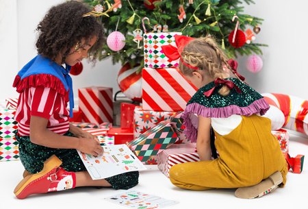 Naklejki świąteczne Zimowy las, mix