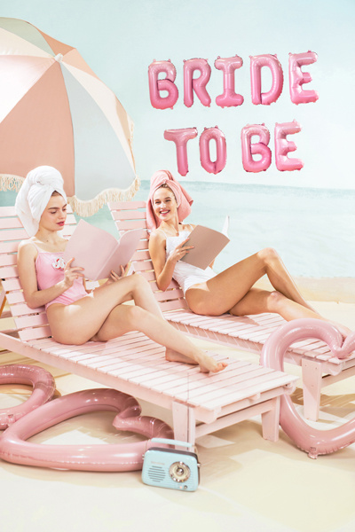 Balon foliowy Bride to be różowy - zdjęcie 4
