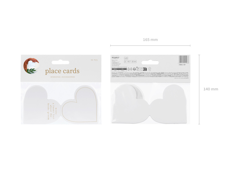 Wizytówki na stół Serca - zdjęcie 3