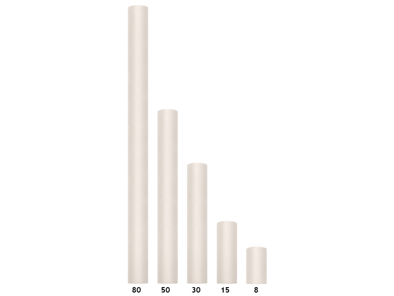 Tiul kremowy w dekoracjach