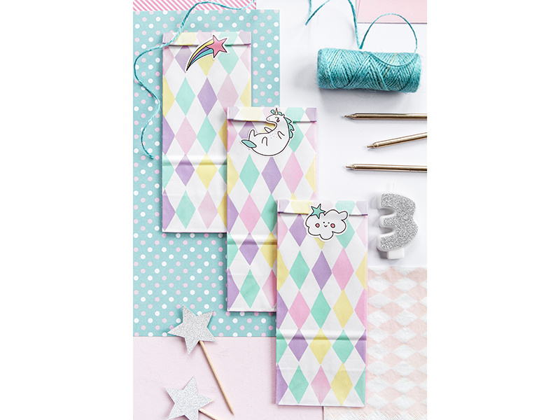 Torebki na słodycze Jednorożec - do żywności