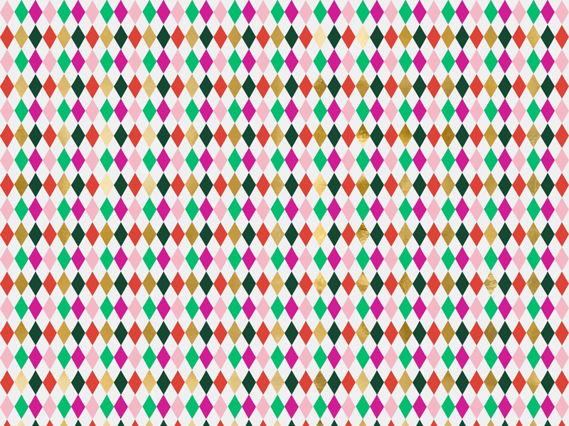 Papier do pakowania Romby 70x200cm - zdjęcie 1