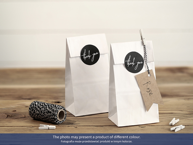 Zestaw 6 torebek kraft na słodycze