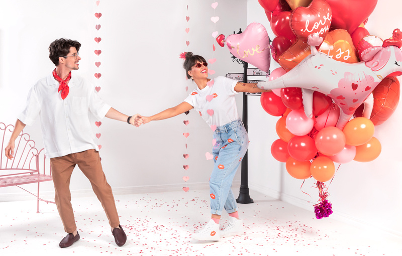 Balon Serce ze strzałą – aranżacja na imprezie